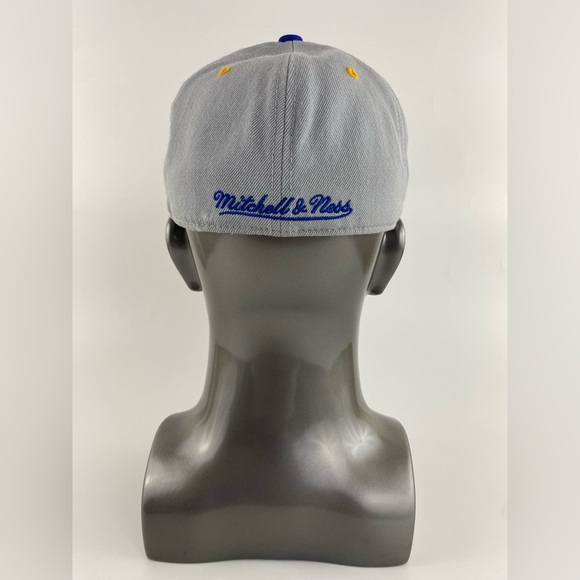 Mitchell & Ness Golden State Warriors Fitted Hat, Blue & Gray, Size 7-1/8 - Picture 4 of 10